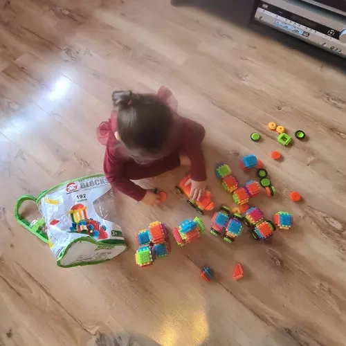 Byggklossar igelkott 192 delar – pedagogisk leksak