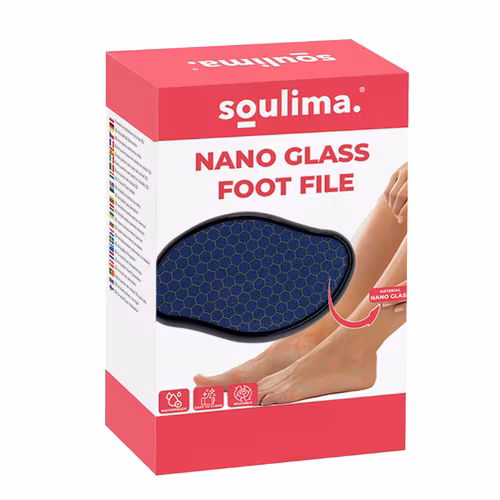 Fotfil nano glas – Soulima pumice för hälar