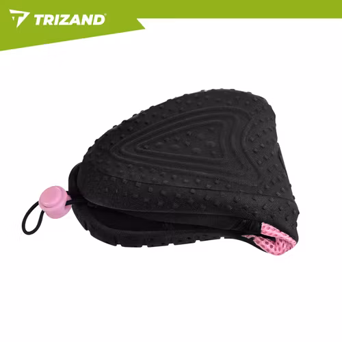 Vattenskor svart rosa  | Halkfria badskor 5 mm