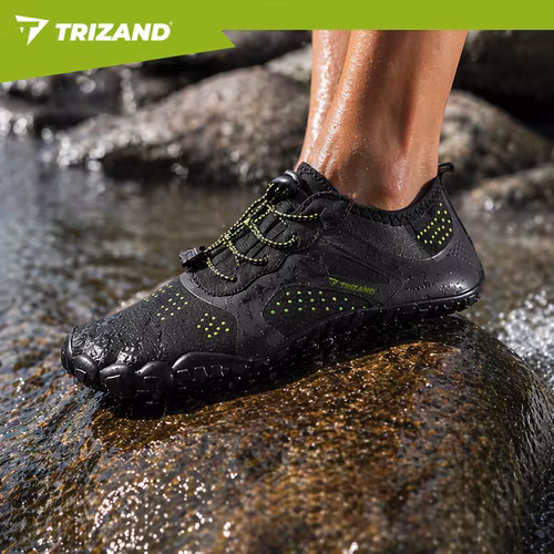 Vattenskor svart | Halkfria badskor 5 mm – Trizand (42-45)