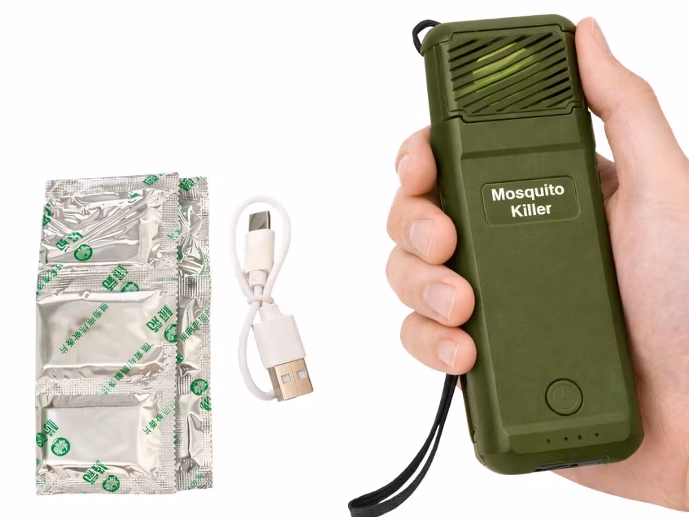 Portabel myggavvisare USB – med 6 refiller | Effektivt skydd