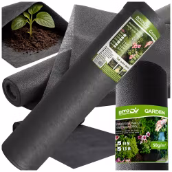 Marktäckväv 50g 1,5x50m – Ogräsduk svart | Agrotextil