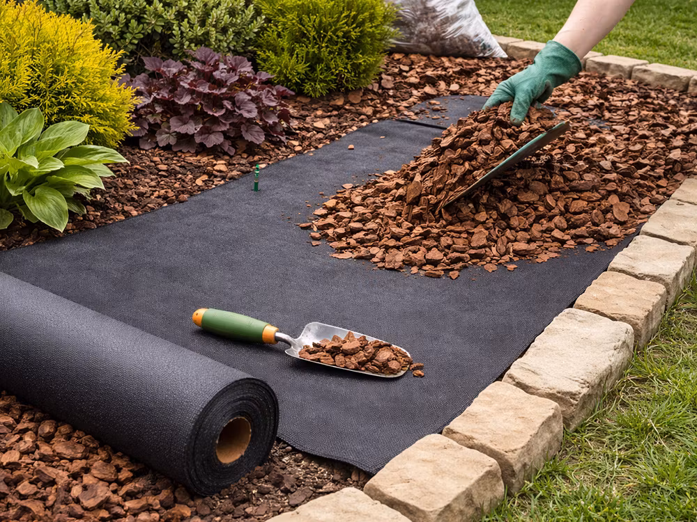 Marktäckväv 50g 1,5x50m – Ogräsduk svart | Agrotextil