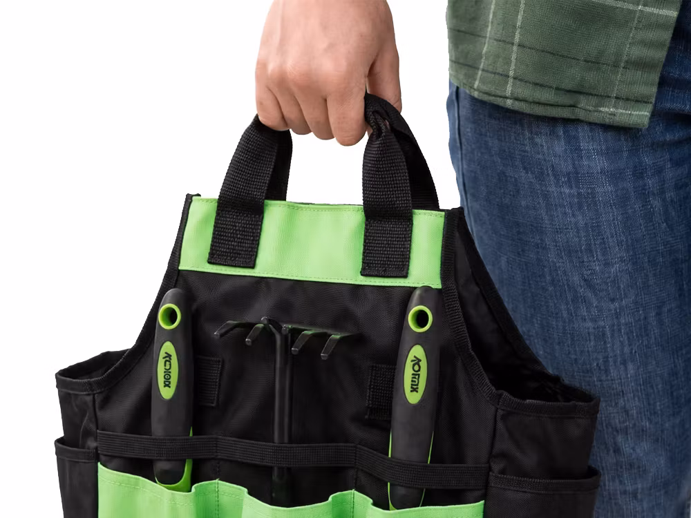 Trädgårdsverktyg set med väska – 4 delar | Sekatör & spade