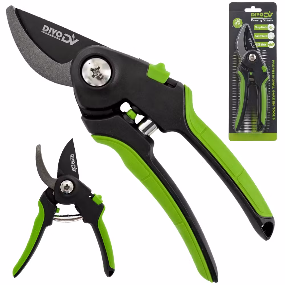 Sekatör trädgård – vass handsekatör för grenar & buskar