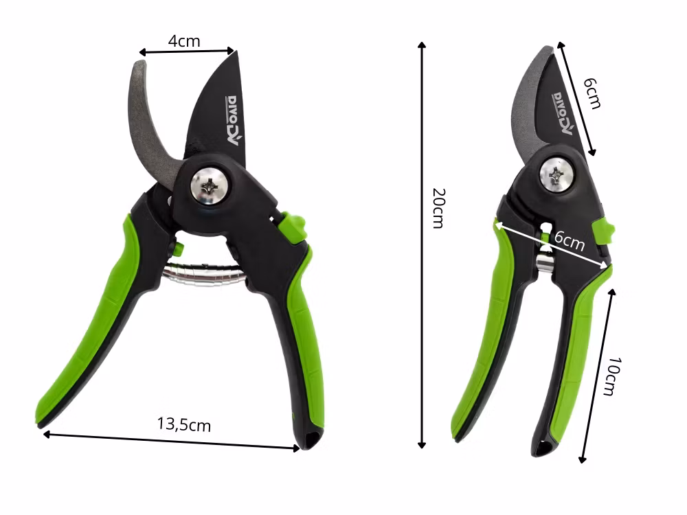 Sekatör trädgård – vass handsekatör för grenar & buskar