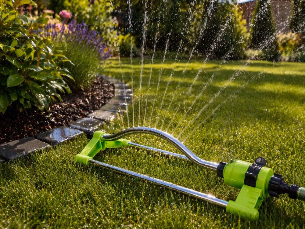 Oscillerande vattenspridare – 15 munstycken, justerbar räckvidd