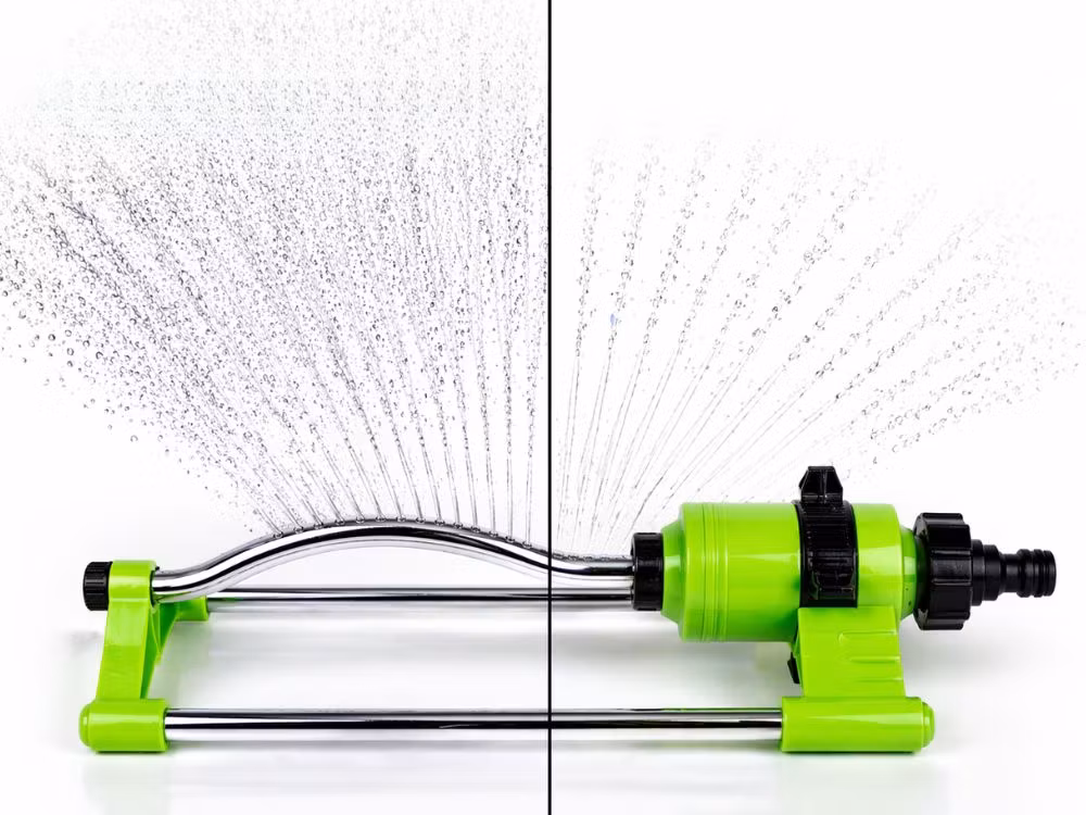 Oscillerande vattenspridare – 15 munstycken, justerbar räckvidd