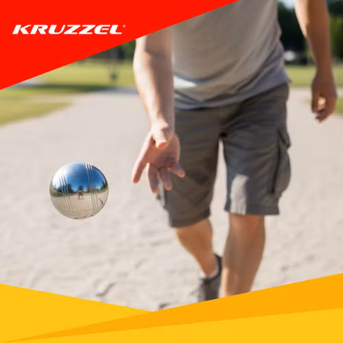 Boule set 8 klot med väska – Petanque spel utomhus