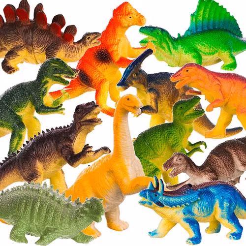Dinosauriefigurer 12-pack – leksaksdinosaurier barn