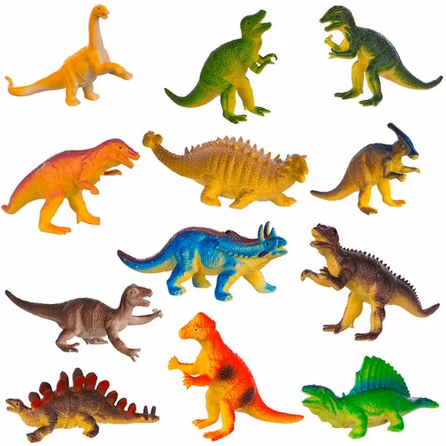 Dinosauriefigurer 12-pack – leksaksdinosaurier barn
