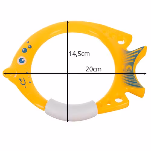 Dykleksaker set barn – stort poolset med fiskar & skattjakt