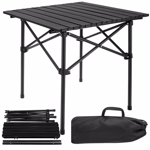 Fällbart campingbord – stabilt bord för balkong & camping
