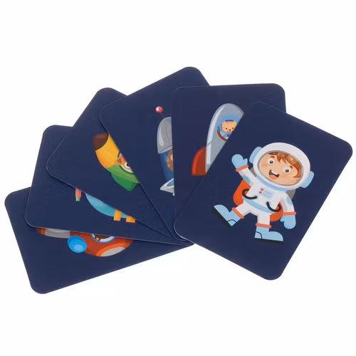Magnetiskt pussel rymden – 50 magneter + kort