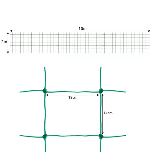 Växtnät 2x10m – klätterstöd för bönor, gurka & växter