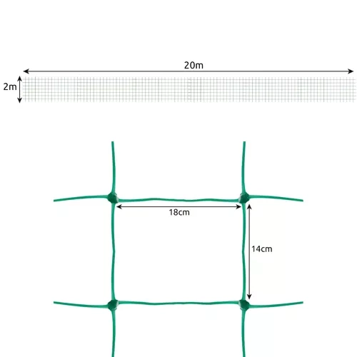 Växtnät 2x20m – stort klätterstöd för odling