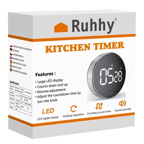 Digital timer med magnet – kökstimer LED 99 min