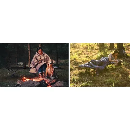 Sammenklappelig campingseng - bærbar campingseng 189 cm