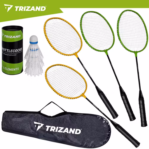 Badmintonset 4 personer – racketar, bollar & väska