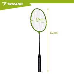 Badmintonset 2 racketar – 6 fjäderbollar & väska
