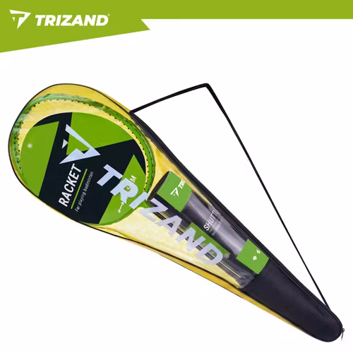 Badmintonset 2 racketar – 6 fjäderbollar & väska