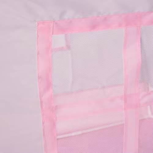 Barntält med LED – lektält barn hus rosa