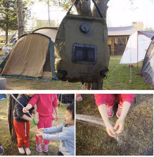 Soldusch 20L med termometer för camping och trädgård