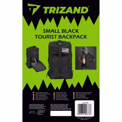 Militär ryggsäck 26L svart – Tactical backpack med MOLLE
