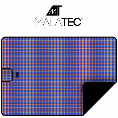 Waterproof picnic blanket blue 145x180 cm - foldable beach blanket