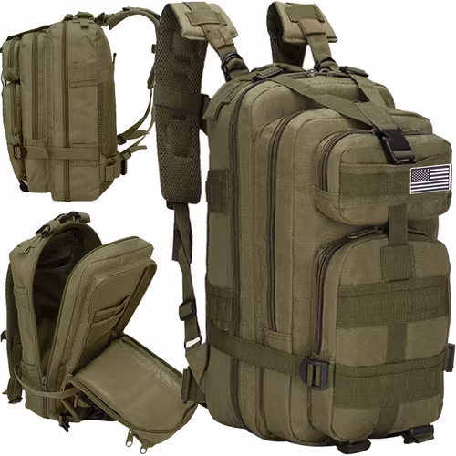 Militär ryggsäck 35L – vattentät hiking backpack