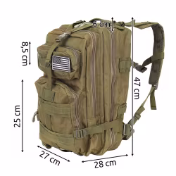 Militär ryggsäck 35L – vattentät hiking backpack