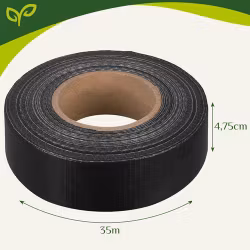 Premium Stängseltejp 450 g/m² + 25 Clips – Antracit