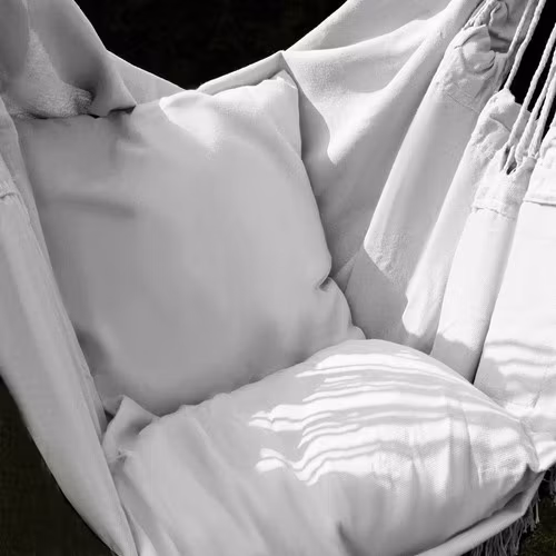 Brazilian Hanging Chair Grey with Cushions – Gardlov 120 kg