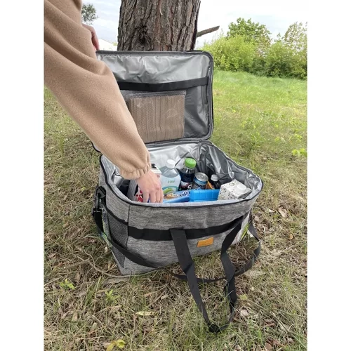 Stor Kylväska 20L med Kylklampar – Termoväska för Strand & Picknick