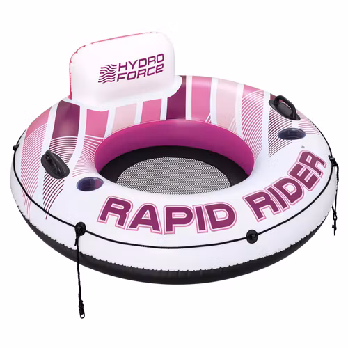 BESTWAY Hydro Force Rapid Rider 43953 – Uppblåsbar Solstol med Ryggstöd 135 cm