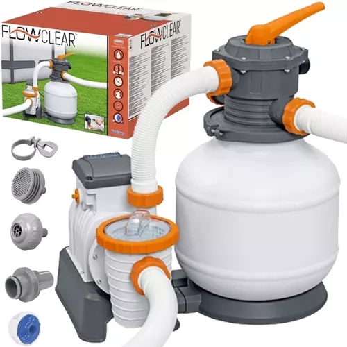 Sandfilterpump 8327 l/h med Timer – Poolpump med ChemConnect™