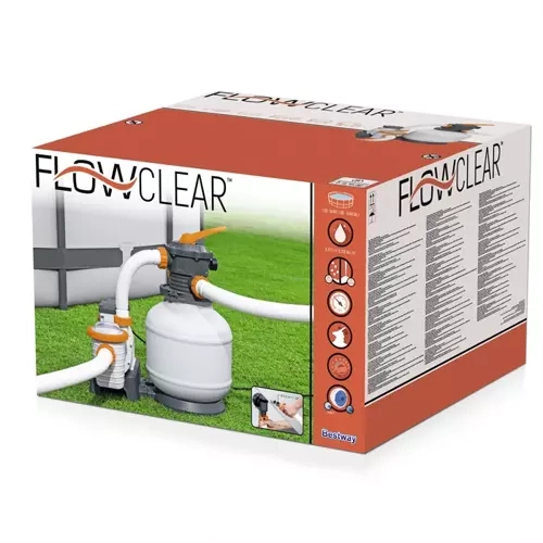 Sandfilterpump 8327 l/h med Timer – Poolpump med ChemConnect™