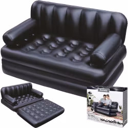 BESTWAY 75054 Uppblåsbar Soffa 5-i-1 – Soffa & Gästsäng