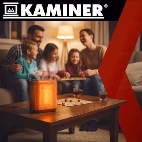 KAMINER LUMNI 1500W Keramisk Värmefläkt – Energisnål PTC