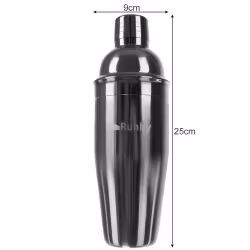 RUHHY Bartendersæt 6-i-1 - Cocktailsæt med shaker 700 ml