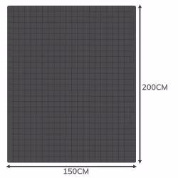Painopeitto 8 kg 150x200 cm - Harmaa Sensorinen Painopeitto