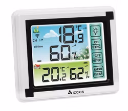 Väderstation med Hygrometer & Trådlös Sensor