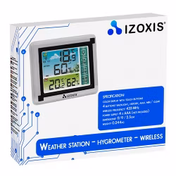 Väderstation med Hygrometer & Trådlös Sensor