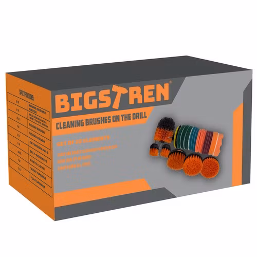 Rengörings- & Poleringsset 22 Delar för Borrmaskin 8 mm