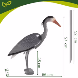 Häger Trädgårdsfigur 66 cm – Dekoration på Pinne