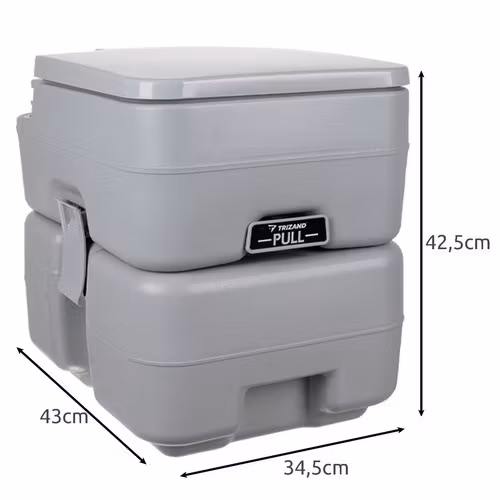 Portabel Campingtoalett 20L/12L – Modulär Toalett