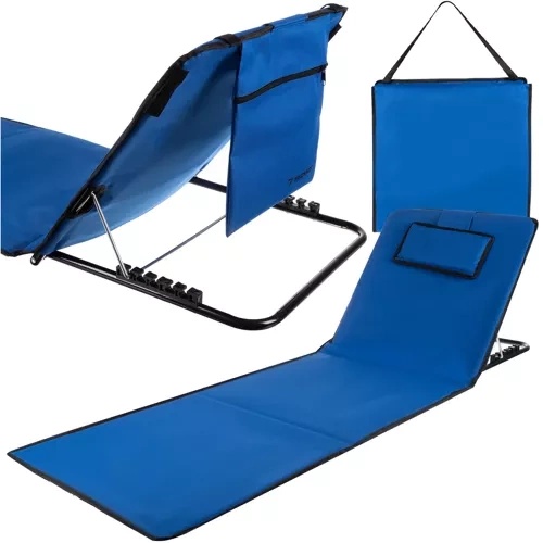 Strandmatta med Ryggstöd & Kudde – Vikbar