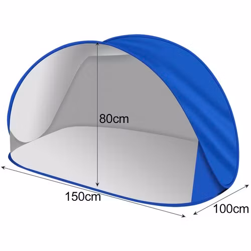 Självuppfällande Strandtält POP-UP UV30+ 150 cm
