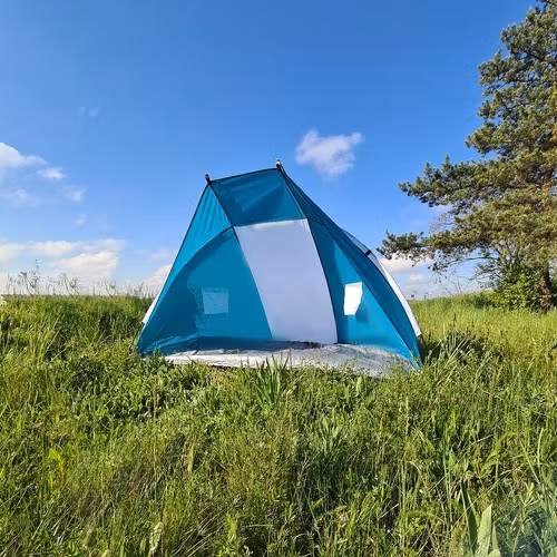 Stort Strandtält 220x120x120 cm – Lätt & Stabilt