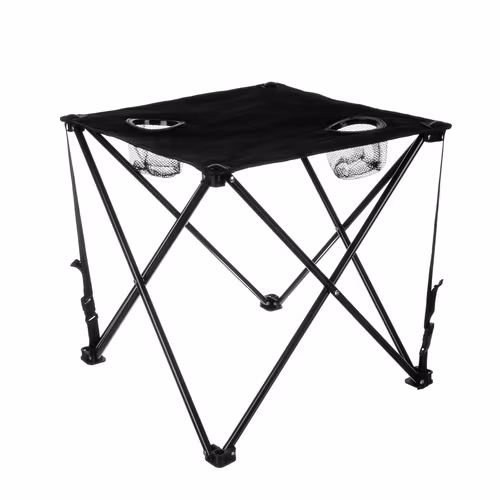 Camping Set – 2 Hopfällbara Stolar & Bord